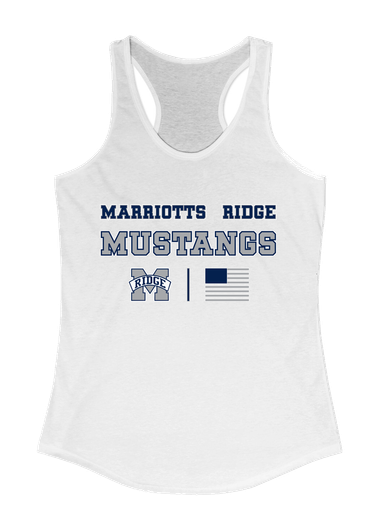 Marriotts Ridge Mustangs Spirit Flag Women's Tank Top