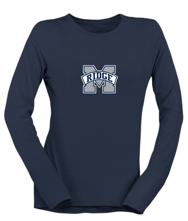Marriotts Ridge Mustangs Mascot #1 Women's LS T-Shirt
