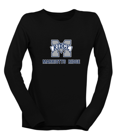 Marriotts Ridge Mustangs Mascot #2 Women's Premium LS T-Shirt