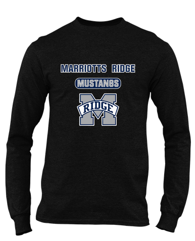 Marriotts Ridge Mustangs Mascot #3 Men's Premium LS T-Shirt