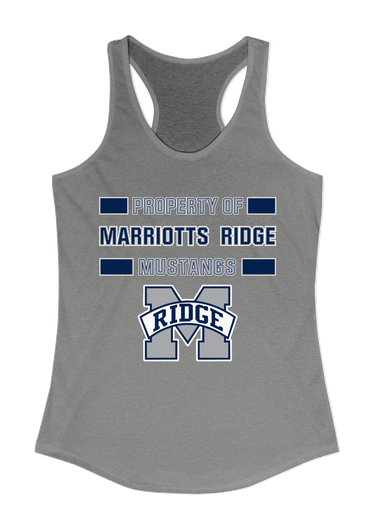 Marriotts Ridge Mustangs Property Of Women's Tank Top