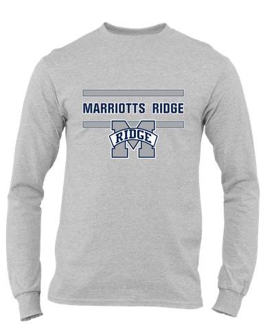 Marriotts Ridge Mustangs Mascot #4 Men's Premium LS T-Shirt