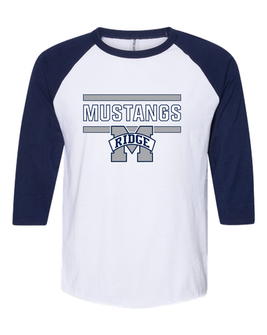 Marriotts Ridge Mustangs Mascot #5 Women's Baseball T-Shirt