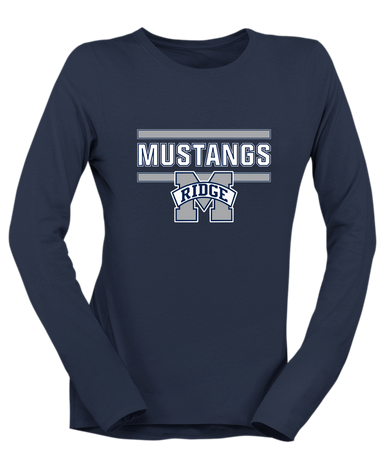 Marriotts Ridge Mustangs Mascot #5 Women's Premium LS T-Shirt