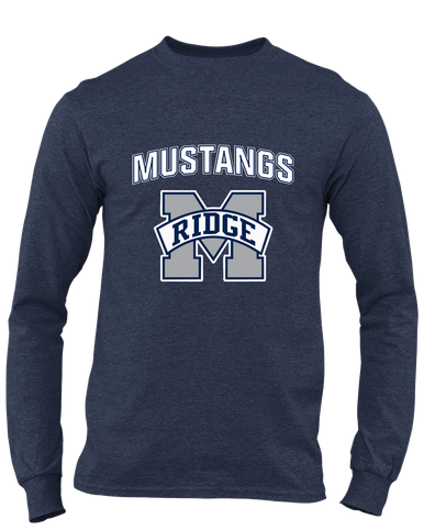 Marriotts Ridge Mustangs Mascot #6 Men's LS T-Shirt