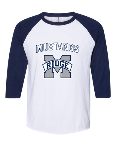 Marriotts Ridge Mustangs Mascot #6 Men's Baseball T-Shirt