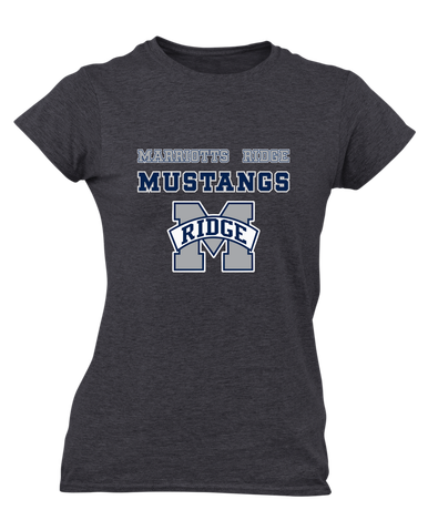 Marriotts Ridge Mustangs Spirit Women's Premium SS T-Shirt