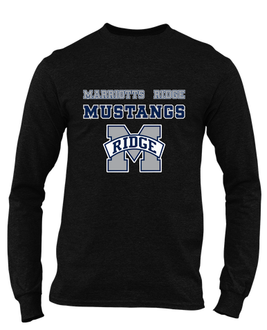 Marriotts Ridge Mustangs Spirit Men's LS T-Shirt
