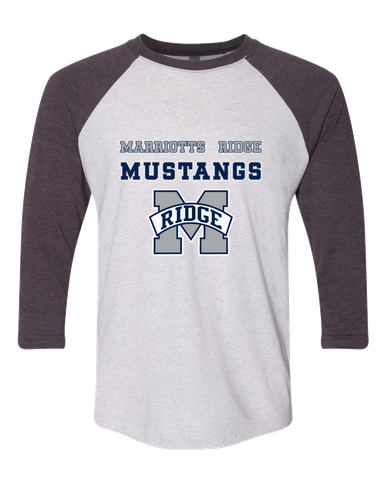 Marriotts Ridge Mustangs Spirit Women's Baseball T-Shirt