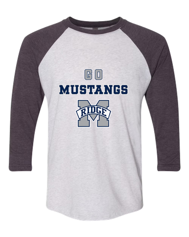 Marriotts Ridge Mustangs Go Team Men's Baseball T-Shirt