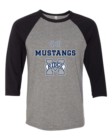 Marriotts Ridge Mustangs Go Team Women's Baseball T-Shirt