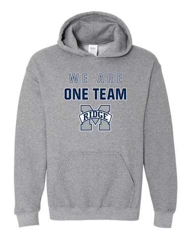 Marriotts Ridge Mustangs We Are One Team Men's Hoodie