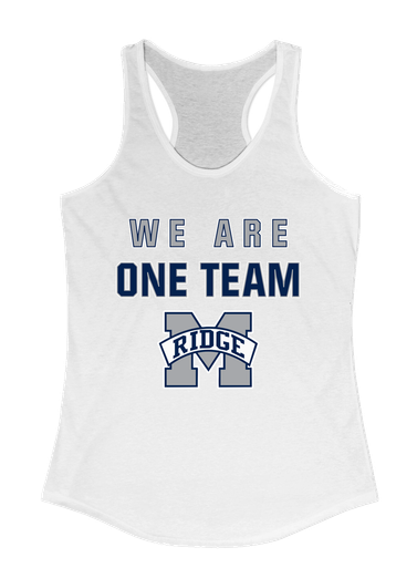 Marriotts Ridge Mustangs We Are One Team Women's Tank Top