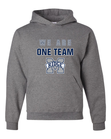 Marriotts Ridge Mustangs We Are One Team Men's Premium Hoodie
