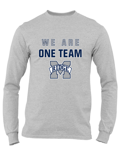 Marriotts Ridge Mustangs We Are One Team Men's Premium LS T-Shirt