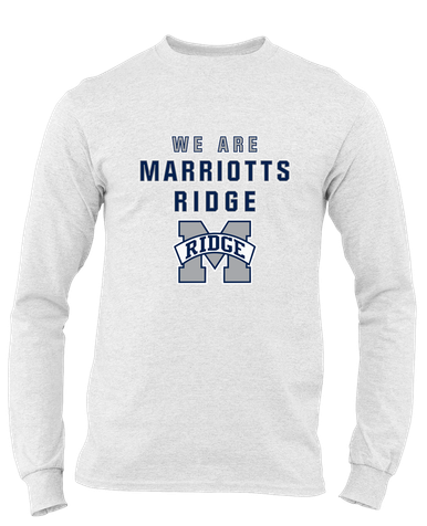 Marriotts Ridge Mustangs We Are Men's LS T-Shirt