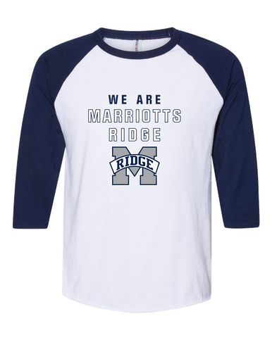 Marriotts Ridge Mustangs We Are Women's Baseball T-Shirt