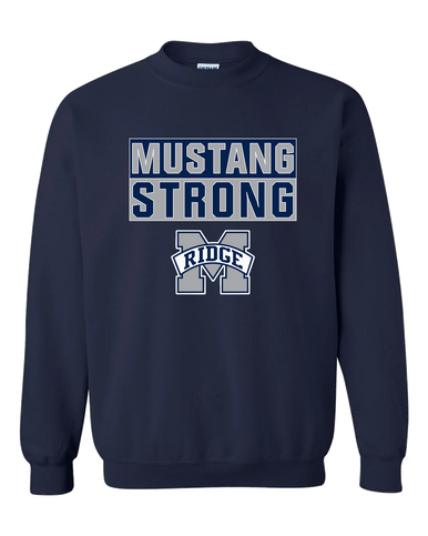 Marriotts Ridge Mustangs Strong #1 Men's Sweatshirt