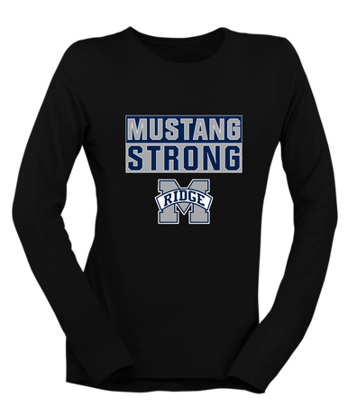 Marriotts Ridge Mustangs Strong #1 Women's Premium LS T-Shirt