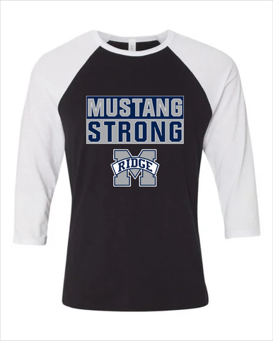 Marriotts Ridge Mustangs Strong #1 Women's Baseball T-Shirt