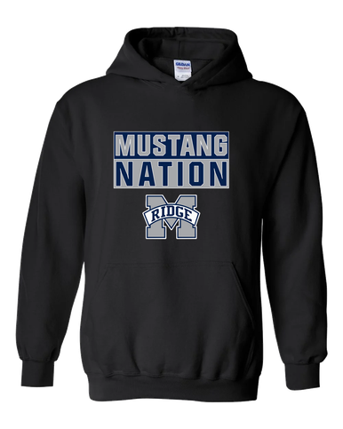 Marriotts Ridge Mustangs Nation #1 Men's Hoodie