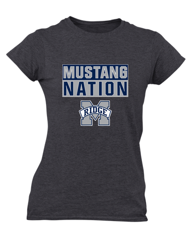 Marriotts Ridge Mustangs Nation #1 Women's SS T-Shirt