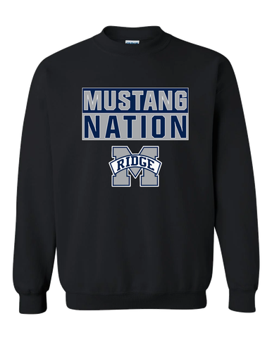 Marriotts Ridge Mustangs Nation #1 Men's Sweatshirt