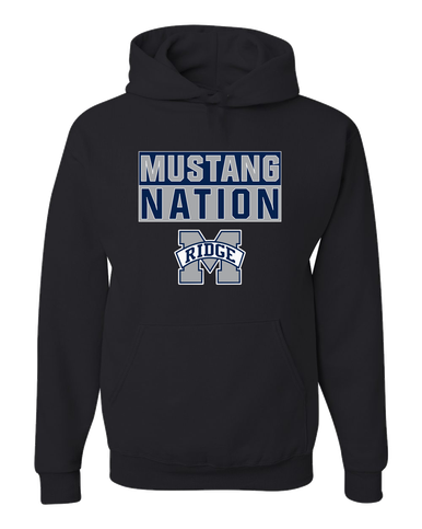 Marriotts Ridge Mustangs Nation #1 Men's Premium Hoodie