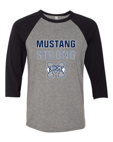 Marriotts Ridge Mustangs Strong #2 Women's Baseball T-Shirt