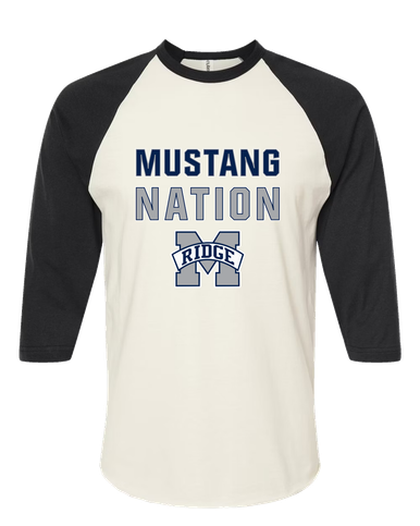 Marriotts Ridge Mustangs Nation #2 Women's Baseball T-Shirt