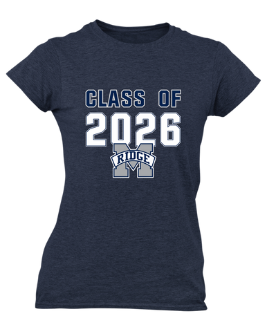Marriotts Ridge Mustangs Class of 2026 Women's Premium SS T-Shirt