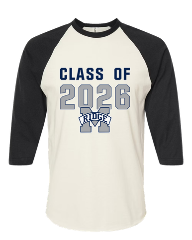 Marriotts Ridge Mustangs Class of 2026 Men's Baseball T-Shirt