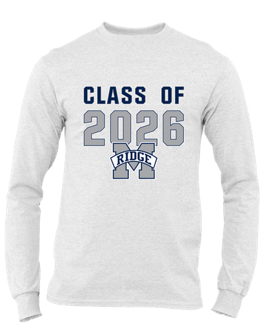 Marriotts Ridge Mustangs Class of 2026 Men's Premium LS T-Shirt
