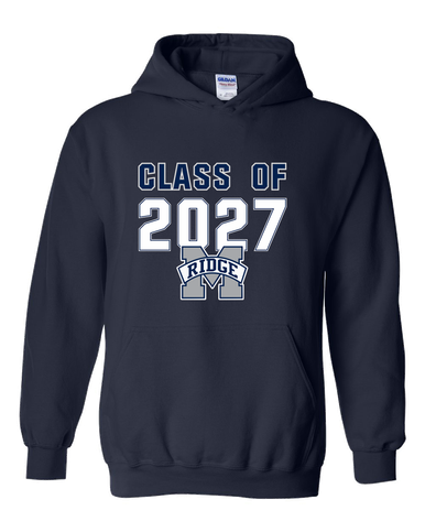 Marriotts Ridge Mustangs Class of 2027 Men's Hoodie