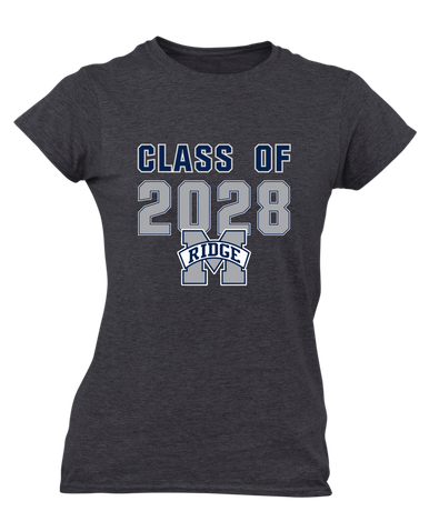 Marriotts Ridge Mustangs Class of 2028 Women's Premium SS T-Shirt