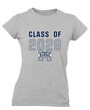 Marriotts Ridge Mustangs Class of 2029 Women's Premium SS T-Shirt