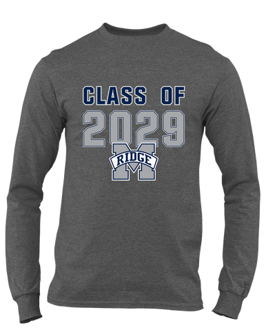 Marriotts Ridge Mustangs Class of 2029 Men's LS T-Shirt