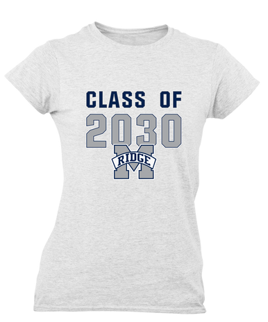 Marriotts Ridge Mustangs Class of 2030 Women's SS T-Shirt