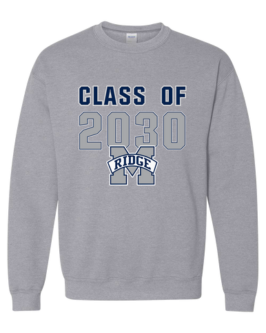 Marriotts Ridge Mustangs Class of 2030 Men's Sweatshirt