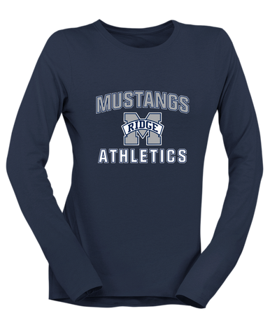 Marriotts Ridge Mustangs Athletics Women's LS T-Shirt
