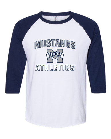 Marriotts Ridge Mustangs Athletics Women's Baseball T-Shirt