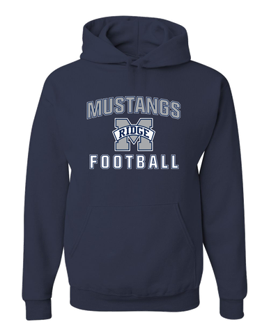 Marriotts Ridge Mustangs Football #1 Men's Premium Hoodie