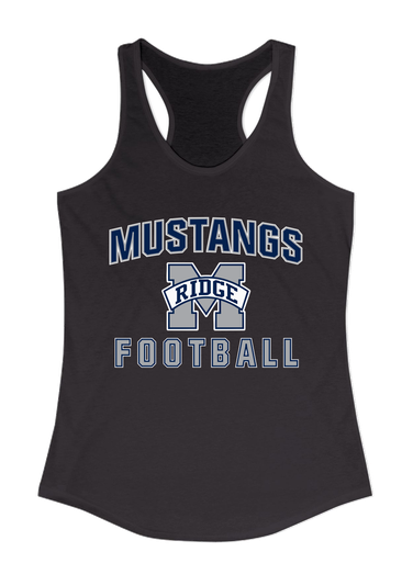 Marriotts Ridge Mustangs Football #1 Women's Tank Top
