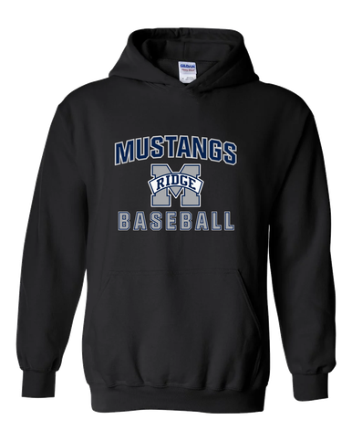 Marriotts Ridge Mustangs Baseball #1 Men's Hoodie