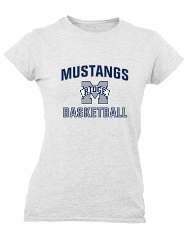 Marriotts Ridge Mustangs Basketball #1 Women's Premium SS T-Shirt