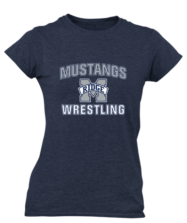Marriotts Ridge Mustangs Wrestling Women's SS T-Shirt