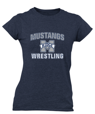 Marriotts Ridge Mustangs Wrestling Women's Premium SS T-Shirt