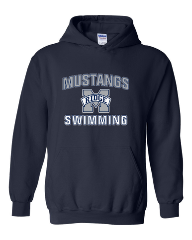 Marriotts Ridge Mustangs Swimming Men's Hoodie