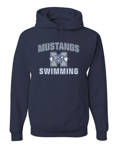 Marriotts Ridge Mustangs Swimming Men's Premium Hoodie