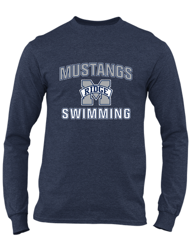 Marriotts Ridge Mustangs Swimming Men's Premium LS T-Shirt
